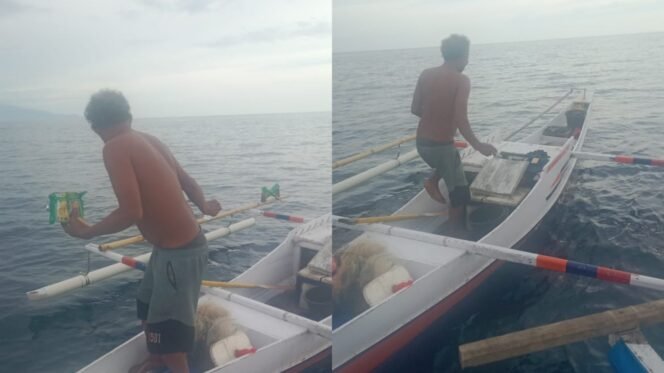 
 Nelayan bernama Makmur hilang di perairan Kolaka Utara ditemukan di perairan Palopo. Foto : Istimewa.