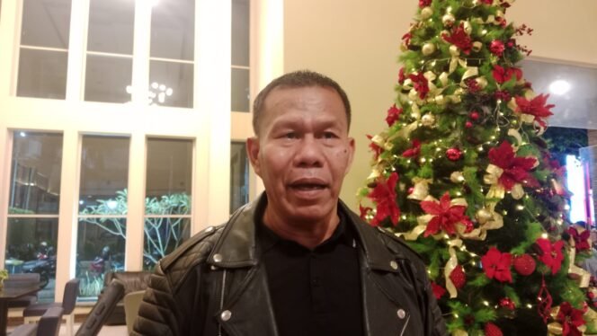 
 Ruslan Buton di Hotel Horison Kendari. Foto: penafaktual.com