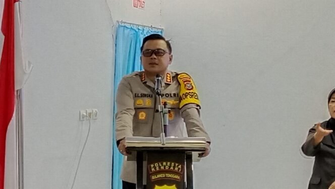 
 Kapolresta Kendari, Kombes Pol Edwin L Sengka. Foto : penafaktual.com