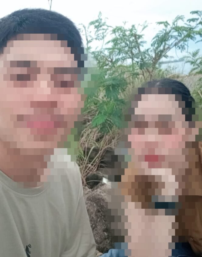 
 Y (23) bersama kekasihnya insial I asal Kecamatan Angata, Kabupaten Konawe Selatan. Foto: Istimewa  