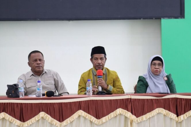 
 Rapat pemantapan panitia pelaksana HAB ke-80 yang dipimpin oleh Kakanwil Kemenag Sultra, H. Mansur S.Pd., MA. Foto: Istimewa