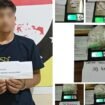 Salah satu terduga pelaku tindak pidana penyalahgunaan narkotika, Inisial ST (kiri) dan barang bukti sabu. Foto Istimewa