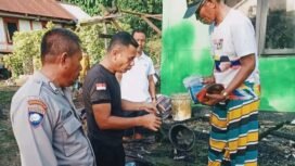 Uang tunai Rp 9 juta ditemukan selamat dalam insiden kebakaran rumah di Buton Selatan. Foto: Istimewa