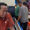 Foto Anggota DPRD Sultra Dapil Konawe Selatan – Bombana, Aflan Zulfadli (kiri) dan Pasien kritis dari Pulau Kabaena yang harus sewa perahu kayu untuk menyebrang laut menuju Kasipute Bombana. Foto: Istimewa