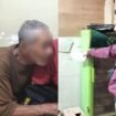 Pria lansia inisial LAK (65) (kiri) diamankan polisi usai anianya istri hingga tewas. Foto: istimewa