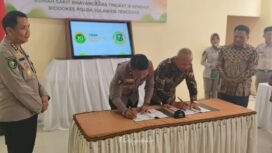 Tiran Nusantara Grup dan RS Bhayangkara Kendari menandatangani MoU. Foto: Istimewa