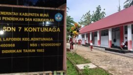 UPTD SDN 7 Kontunaga Kabupaten Muna. Foto: Istimewa