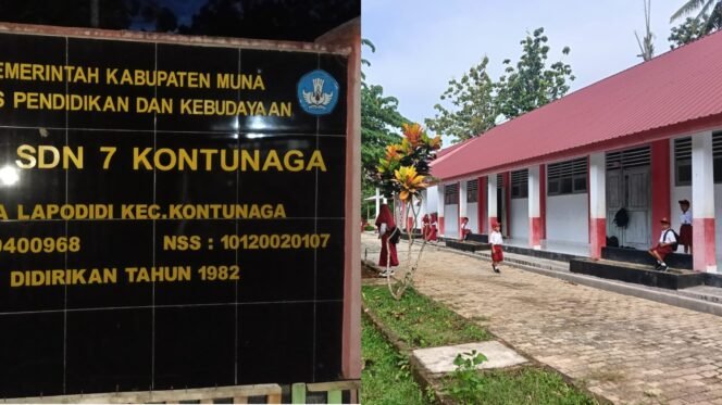 
 UPTD SDN 7 Kontunaga Kabupaten Muna. Foto: Istimewa