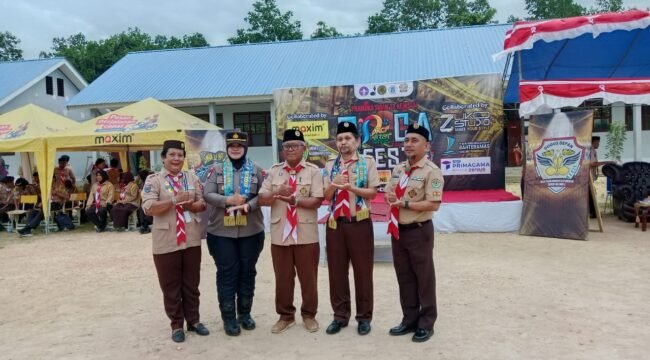 Orcafest Pramuka Penggalang resmi diselenggarakan di SMAN 12 Kendari. Foto: Penfaktual.com
