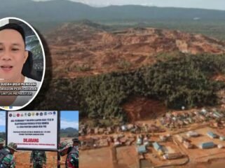 Andri Darmawan, menantang Gubernur Sultra, Andi Sumangerukka, untuk menagih denda kepada PT TMS yang diduga merusak hutan lindung di Kabupaten Bombana. Foto: Istimewa