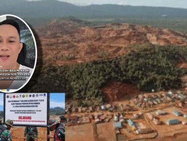 Andri Darmawan, menantang Gubernur Sultra, Andi Sumangerukka, untuk menagih denda kepada PT TMS yang diduga merusak hutan lindung di Kabupaten Bombana. Foto: Istimewa