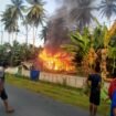 Rumah Warga di Desa Parigi Muna ludes terbakar, Selesa, 27 Januari 2025. Foto: Istimewa