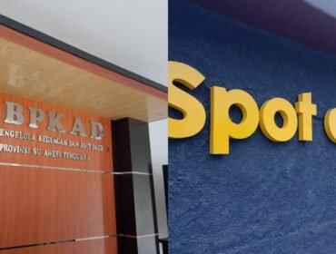 Kantor BPKAD Sultra dan Spot Coffee Kendari. Foto: Istimewa