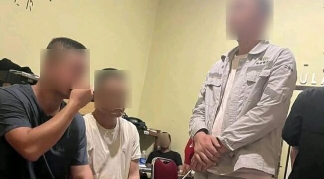 Tiga TKA China ditetapkan sebagai tersangka kasus pengeroyokan karyawan lokal di Kolaka. Foto: Istimewa