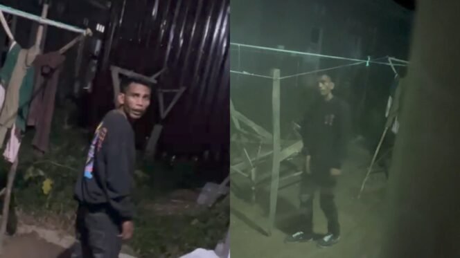 
 Pria tak dikenal diduga ngintip IRT saat mandi di BTN Pesona Alam Kendari. Foto: Istimewa