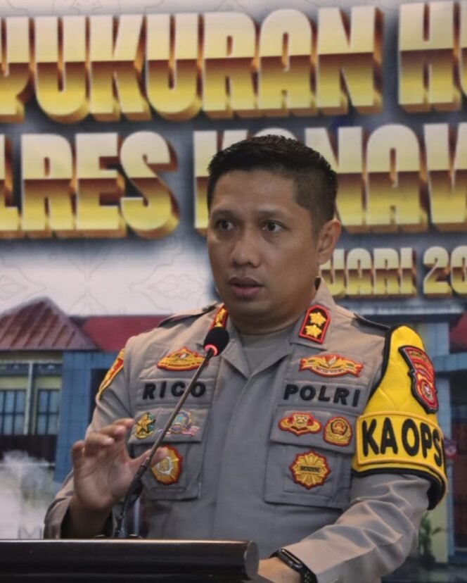 
 Kapolres Konawe Utara, AKBP Rico Fernanda. Foto: Istimewa