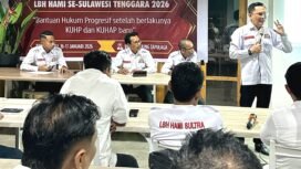 LBH HAMI Sultra menggelar Rapat Kerja tahunan untuk mengevaluasi capaian kinerja organisasi dan merumuskan arah kebijakan dan program strategis ke depan. Foto: Istimewa