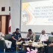 Kepala BPTD Kelas II Sultra, Husni Mubarak (ujung kanan) saat rapat koordinasi dengan KSOP Kendari dan stakeholder terkait. Foto: Penafaktual.com