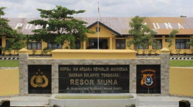 
 Polres Muna menahan pria inisial TKR dalam kasus tindak pidana pencabulan anak. Foto: istimewa