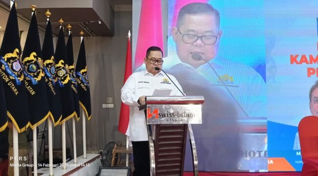 Anton Timbang kembali memimpin Kadin Sultra periode 2026-2031. Foto: Istimewa