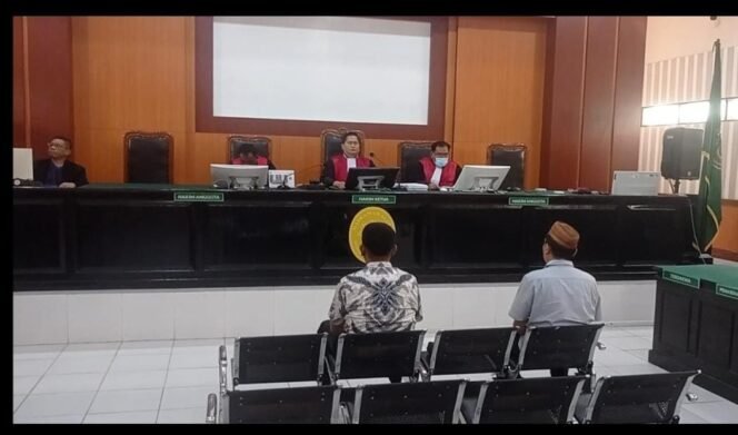 
 Sidang pembcaan putusan terhadap terdakwa kasus korupsi tambang Direktur Utama PT AMIN dan kuasa Direktur PT AMIN. Foto: Istimewa  