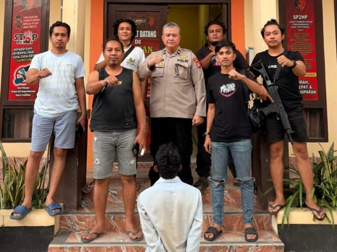 
 Tim Elang Anti Bandit Sat Reskrim Polres Kolaka menangkap pria insial R (21) kasus tindak pidana pencurian. Foto: Istimewa