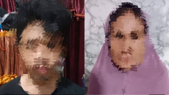 
 BS (kiri) dan SU, terduga pelaku inpembunuhan wanita parubaya di Kendari. Foto: Istimewa