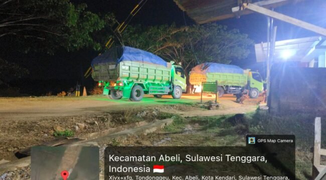 Aktivitas Hauling PT ST Nikel. Foto: Istimewa