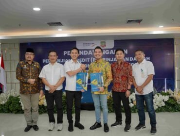 Bank Sultra jalin kerja sama dengan Pemerintah Kabupaten Konawe Utara. Foto: Istimewa