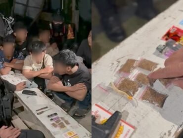 Enam remaja pria ditangkap polisi setelah diduga terlibat penyalahgunaan narkoba jenis sintesis di Kendari. Foto: Istimewa