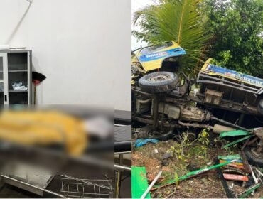 Seorang sopir tewas akibat kecelakaan truk di Konawe Utara. Foto: Istimewa