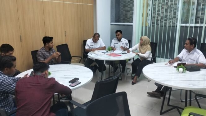 
 KSBSI Kota Kendari menggelar pertemuan dengan PT TAS melalui Dinas Tenaga Kerja Kota Kendari pada Kamis, 26 Februari 2026. Foto: Istimewa