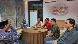 Pengurus JMSI Sulawesi Tenggara melakukan audiensi dengan Badan Pengawasan Keuangan dan Pembangunan (BPKP) Sultra. Foto: Istimewa