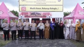 Pengecekan Pos Pengamanan (Pospam) di wilayah Kabupaten Konawe. Foto: Istimewa