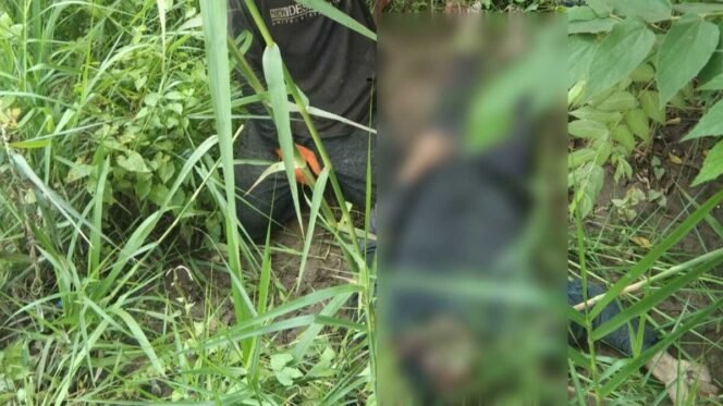 
 Warga Konawe ditemukan tergeletak tak bernyawa di kawasan PT OSS. Foto: Istimewa