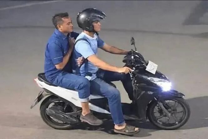 
 Dua orang terduga pelaku penyiraman air keras terhadap Wakil Koordinator Komisi untuk Orang Hilang dan Korban Tindak Kekerasan (KontraS), Andrie Yunus. Foto: Istimewa