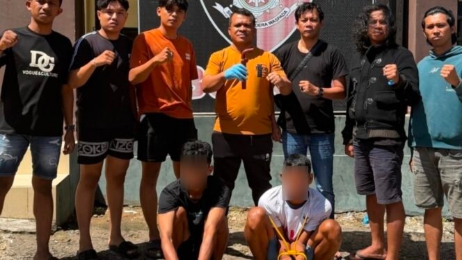 
 Aparat Kepolisian Resor Buton menetapkan dua orang tersangka kasus penganiayaan yang menyebabkan kematian di Pasarwajo. Foto: Istimewa.