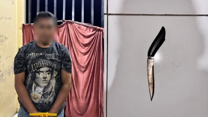 
 Pria inisial R (36) diamankan aparat kepolisian setelah menikam korban hingga tewas di Buton. Foto: Istimewa.