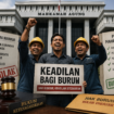 Ilustrasi. Tiga buruh perusahaan di Sulawesi Tenggara mendapatkan keadilan menjelang Hari Buruh 2026.Foto: AI