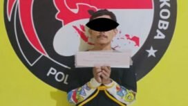 Pria insikal MMA alias AB (38) ditangkap Sat Resnarkoba Polres Muna. Foto: Humas Polres Muna