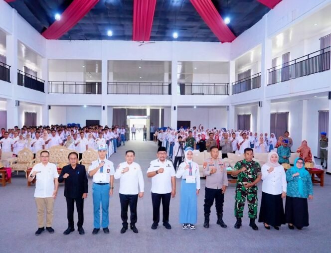 
 Pemkab Bombana menyeleksi ratusan calon peserta paskibraka tahun 2026 di aula kantor Bupati Bombana. Foto: Istimewa