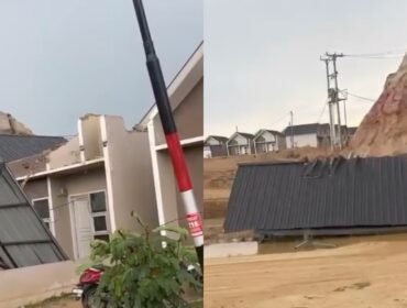 Rumah warga BTN Tapalosa Kendari rusak diterjang angin kencang, Jumat (10/4/2026). Foto: Istimewa