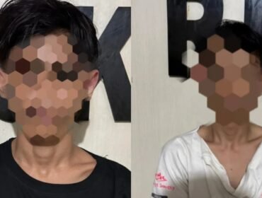 Dua pemuda insial GA dan RI, pelaku tindak pidana pencurian motor di Wua-Wua Kendari. Foto: Istimewa
