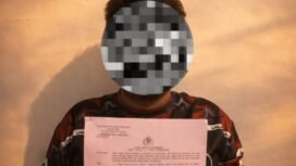 Kades Labulu-bulu, Kecamatan Parigi Kabupaten Muna, Maruf (MR) ditetapkan tersangka kasus korupsi Dana Desa. Foto: Istimewa
