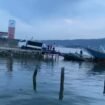 Puluhan jeriken diduga berisi solar subsidi dari kapal kayu yang berlabuh di samping SPBN Djamalia Ningsih kemudian dimuat ke mobil pikap. Foto: Istimewa