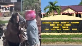 Kasus pelabrakan yang sempat viral di Kota Kendari naik ke tahap penyidikan Polrek Poasia. Foto: Istimewa