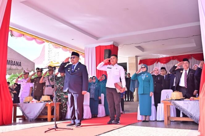 
 Suasana Upacara HARKITNAS ke-118 Tahun 2026 di Kabupaten Bombana. Foto: Istimewa