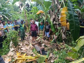 Warga di Pasarwajo bernama (57) ditemukan meninggal dunia di kebunnya. Foto: Istimewa