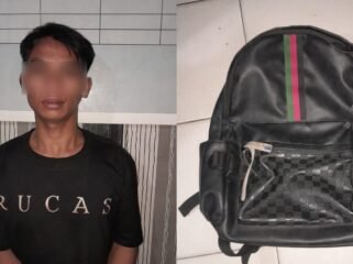 Seorang karyawan di Kota Kendari inisial AL (23) ditangkap polisi usai diduga gasak barang perusahaan senilai 23 juta. Foto: Istimewa