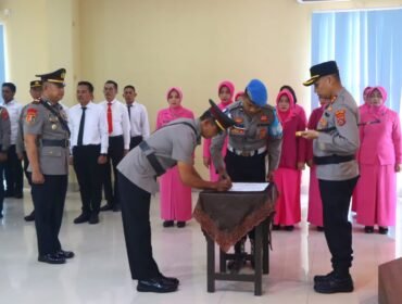 Serah Terima Jabatan (Sertijab) Kapolsek Asera. Foto: Istimewa